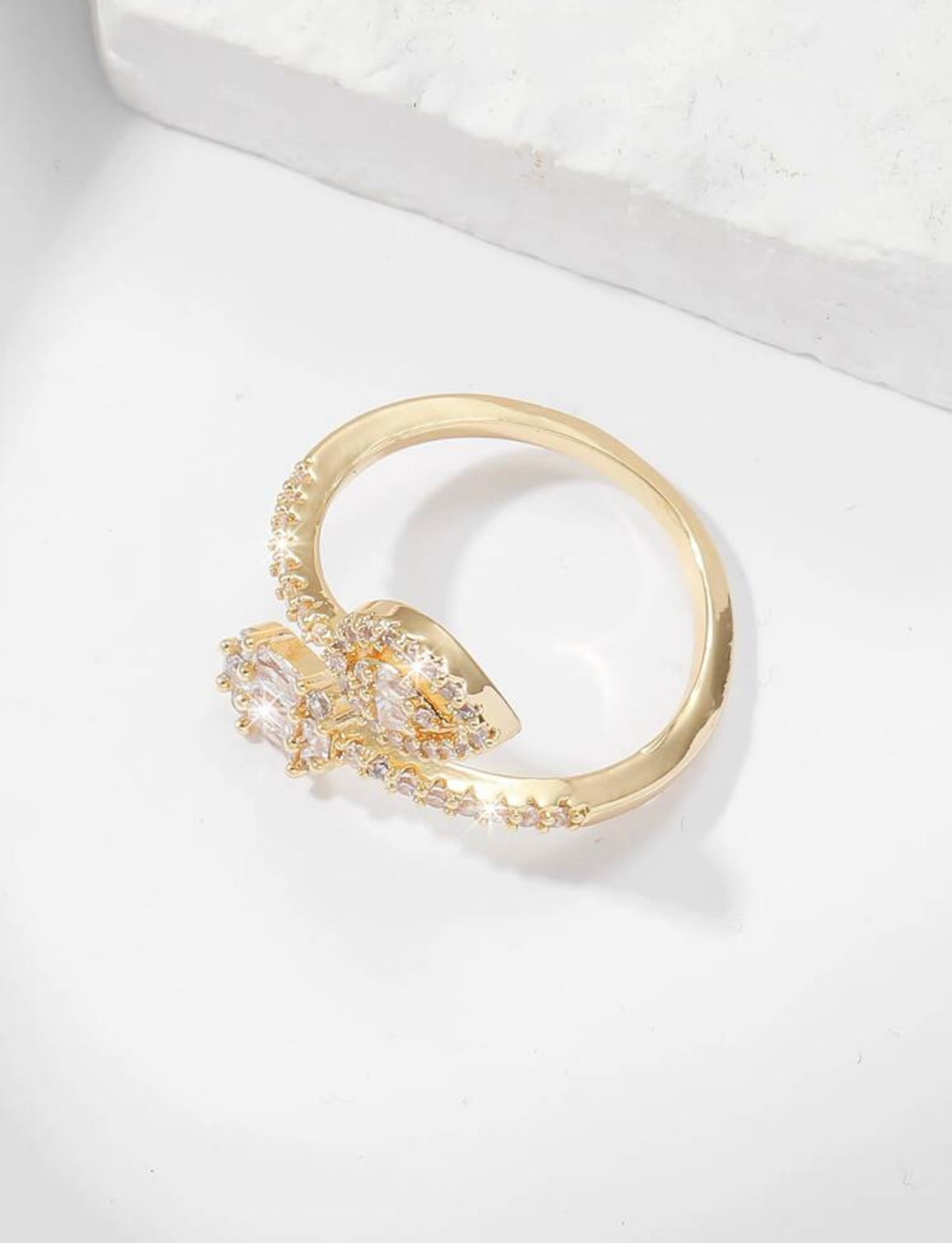 Bague Éclat de Larme - Zircon Cubique