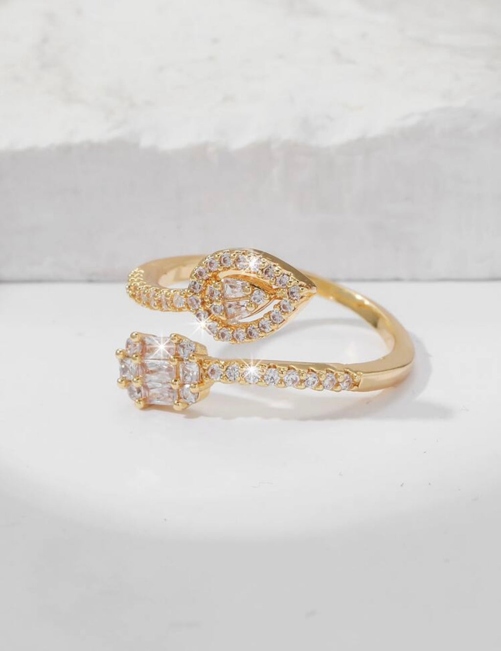 Bague Éclat de Larme - Zircon Cubique